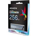 Adata USB m&auml;lupulk AELI-UE800-256G-CSG 256GB, USB Type-C, 3.2 Gen 2, lugemiskiirus 1000MB/s, kirjutamiskiirus 950MB/s, h&otilde;bedane