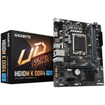 Gigabyte Emaplaat H610M K DDR4 2.0, toetab Intel Core 14. p&otilde;lvkonna CPU-sid, 2 DIMM, 64 GB, 1xPCIe 3.0 M.2, GbE LAN, USB 3.2 Gen 1