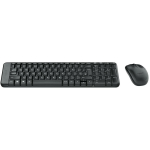 Logitech Juhtmevaba komplekt MK220 920-003161, 10m, 2xAA, 2xAAA, QWERTY, must, 3 nuppu, optiline hiir, universaalne