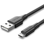 Vention USB2.0 Micro-B kaabel/0.25m must CTIBC, 0.25m, USB A, Micro-USB B, 2A, 0.48Gbit/s, PVC, Ni