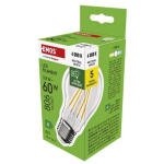 Emos LED pirn FILAMENT A60 ZF5148, 3,8 W, 806 lm, 230 V, 50 000 tundi, E27, neutraalne valge, 360&deg;, 4 COB kiipi