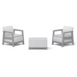 Keter Aia m&ouml;&ouml;bli komplekt Scandi Linea Balcony Set 29214643ECN, 19.10kg, 118.50cm x 78.50cm x 39.50cm, UV vastupidav