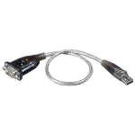 Aten USB RS-232 adapter UC232A-AT, 35cm, RS-232, 230 Kbps, USB Type A Male, toetab Windows, Mac, Linux