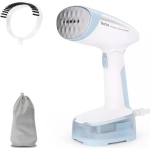 Tefal Garment Steamer DT3041E1, 1300 W, 0.27 L, 20 g/min, valge/sinine, k&auml;eshoitav, kiire soojenemine, sobib k&otilde;ikidele kangastele