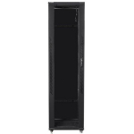 Lanberg Vaba seisukohaga rack FF01-8047-12B, 800mm, 1000mm, 47U, 800kg, IP20, Klaasist esik, 4 ventilaatorit
