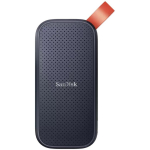 SanDisk kaasaskantav SSD SDSSDE30-2T00-G26, 2 TB, 800 MB/s, USB Type-C 3.2 Gen 2, must, kukkumiskindel