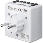 Goobay Digitaalne taimer 93256, AC 230 V, 3600 W, 16 A, 10 taimeri programmi, lasteohutu pistik