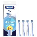 Oral-B Vahetatavad hambaharja pead iO refill UltimateClean White 4, 4 tk, valge, t&auml;iskasvanutele, p&otilde;hifunktsioonid
