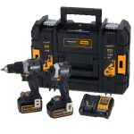 DEWALT DCK200MM2T-QW, l&ouml;&ouml;kpuur ja l&ouml;&ouml;kkeeraja, 2x4Ah, 18V, 90Nm, 13mm, harjata, LED, laadija