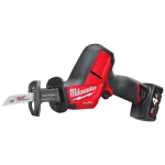 Milwaukee M12 CHZ-402C 4933500571, m&otilde;&otilde;ksaag, 12V, 4.0Ah, 2 akut, laadija, harjadeta, REDLINK PLUS, FIXTEC, LED, kohver