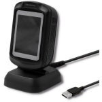 Qoltec 50864 lauaarvuti v&ouml;&ouml;tkoodiskanner, USB, 1D/2D, 300 skaneerimist/s, 0-50&deg;C, must, 1.8m juhe