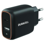 MOBILE CHARGER WALL 20W/BLACK DRACUSB19-EU DURACELL