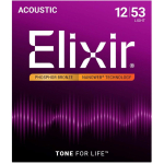 Elixir 16052 akustilise kitarri keeled, 6tk, 0.305-1.35mm, fosforpronks, Light