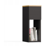 Top E Shop GALAX 20/1S &ouml;&ouml;kapp M-MP-SN-GLX-20/1S-ANTA, 300x200x550mm, puitlaastplaat, antratsiit/tamm, 1 sahtel