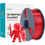 Sunlu PLA+ Filament (Transparent Red)