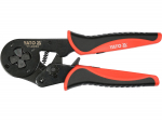 Yato Crimping Pliers YT-23054, 210mm, 4-16mm2, #45 s&uuml;sinikteras, 40Cr, must oks&uuml;deeritud pind, PP/TPR k&auml;epide