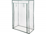 Kompaktne ja vastupidav mini kasvuhoone kodu terrassile v&otilde;i korteri r&otilde;dule 100&times;50&times;150 cm 4 riiuliga terasraam PVC kate 90000 FLO
