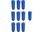 Zila aizbāžņa spraudnis 1/2", VOREL, 54902, 10 gab., PP materiāls, 88 mm, 12 bāri
