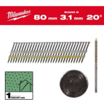 IETVARA NAGLAS, 20&deg;, APAĻGALVAS, 20&deg; ROUND HEAD 80 MM / RS / B / SC1 - 1.750 PC, 4932492589 MILWAUKEE