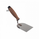 Nerūsējo&scaron;ā tērauda malas lāpstiņa 100mm, korķa rokturis, AW27485, AWTOOLS
