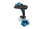 Bezvadu urbis ar trieciena funkciju, HOGERT, HT2E247-B14PD-A20-PROMO, 80Nm, 18V, 2Ah akumulators, 13mm chuck, LED gaisma, 21+1 griezes momenta iestatījumi.
