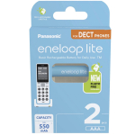 Laetavad Ni-MH patareid 550 mAh mahutavusega ja AAA formaadis ENELOOP Lite BK-4LCCE/2DE 2 tk Panasonic