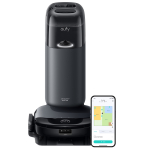 Nutikas robottolmuimeja k&otilde;ik &uuml;hes jaamaga ja m&auml;rgpuhastuse funktsiooniga 8000 Pa kuni 216 min 4600 mAh 2.5L tolmukogumisv&otilde;ime hall Omni S1 T2071G11 Eufy