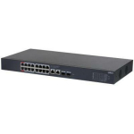 Dahua CS4220-16GT-240 hallatav l&uuml;liti 18 RJ-45 porti, 16 PoE porti, 40 Gbit/s, 240 W PoE eelarve, 32 VLAN, metallkorpus