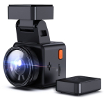 Vantrue E1 Pro E1PRO 4K HDR Starvis 2 Videoregistreerija 3840&times;2160@30 FPS 158&deg; lai vaatenurk Sony STARVIS 2 sensor HDR PlatePix&trade; tehnoloogia 5 GHz Wi-Fi GPS/rajalt logimine G-sensor 24/7 parkimisrežiim Silmussalvestus microSD kuni 1 TB Must