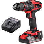 Einhell TE-CD 18/44 Li-i 4514287 Aku l&ouml;&ouml;giga puur-kruvikeeraja 18 V 2.5 Ah 44 Nm 2-kiirust T&otilde;ukefunktsioon LED t&ouml;&ouml;valgustus Punane-Must