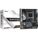 Asrock Emaplaat B650M-HDV/M.2, AMD Socket AM5, DDR5 6400+ MHz, 4 SATA3, 1 M.2, 2 PCIe 4.0 x16, 2.5G LAN, 7.1 CH audio