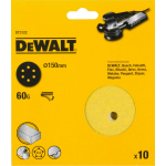 Dewalt Universaalne Liivapaber 150mm DT3122-QZ 60G, 10 tk, 8 auku, kiire vahetus, vastupidav, stearaatkattega