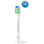 Philips Elektriline hambaharja pea HX9006/87, 6 tk, valge, keskmise k&otilde;vadusega harjased, &uuml;hilduv Philips Sonicare'iga