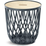 Prosperplast Korv Kate Uniqubo 7282480, 35l, vastupidav plastikkorpus, eemaldatav puidust kaas, ventileeritud seinad