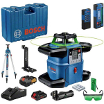 Bosch GRL 650 CHVG + BT 300 HD, 650m, 4.3kg, IP68, isetas, roheline laser
