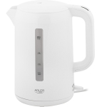 Adler Veekeetja AD 1386, 1850 W, 2.2 L, Plastmass, 360&deg; p&ouml;&ouml;ratav alus, Valge