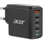 Acer Laadija ZL.ADTCC.00L, 100W, 100&ndash;240V, 3x USB-C, 1x USB-A, must, v&auml;line