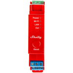 Shelly Pro 1PM l&uuml;liti, Pro1PM, 16A, 110-240V, 802.11 b/g/n, Bluetooth 4.2, DIN riba, 8MB m&auml;lu