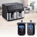 Eldom &Otilde;hufrit&uuml;&uuml;r IK1500 dualcrisp, 9L, 2000W, 8 režiimi, elektrooniline juhtimine, libisemiskindlad jalad