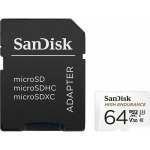 Sandisk m&auml;lukaart 64 GB MicroSDXC UHS-I, SDSQQNR-064G-GN6IA, 64 GB, 100 MB/s, 40 MB/s, U3, V30, Class 10, temperatuurikindel