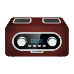 Blaupunkt Kandes FM raadio PP5.2BR, 1000 mAh, 3-4h aku t&ouml;&ouml;aeg, FM 87,5-108 MHz, 2x1,5 W RMS, 60 jaama