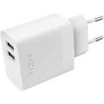 Fixed toiteadapter, FIXC17N-2U-WH, 17W, 5V, 2xUSB, 1x Europlug, 3.4A