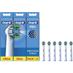 Oral-B Precision Clean harjapead EB20RX-6, 6 tk, valge