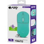 Fury M&auml;ngurihiir Tanto T4 NFU-2205, 2.4 GHz, Bluetooth, USB, 53g, 200-12000 DPI, 7 nuppu, HUANO l&uuml;litid