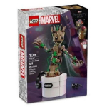 Lego Plokid Marvel Super Heroes 76297 Tantsiv Groot, 459, plastmass, 10 aastat, keskmine, Marvel Super Heroes