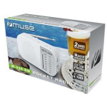Muse M-025 RW kaasaskantav raadio, FM/MW, 156g, 2xAAA, valge, k&otilde;rvaklappide pesa