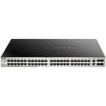 D-Link DGS-3130-54TS/E, hallatav kommutaator, L3, 48xGbE, 2x10GbE, 4xSFP+, 216Gbit/s, 161Mpps, 4000 VLAN