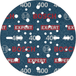 Bosch EXPERT O780 lihvketas 2608902447, 150 mm, G400, keraamiline, kile alus, perforeeritud, Velcro