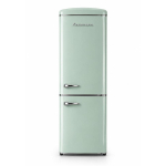 Ravanson LKK-315RM Retro Fridge 597 mm x 707 mm x 1943 mm | 315 l | Total No Frost | Energy Class E | mint