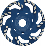 Dimanta kausveida disks 125 x 22.23 mm, Concrete, Betona slīpma&scaron;īnām EXPERT CONCRETE GRINDING HEAD, 2608900651, BOSCH